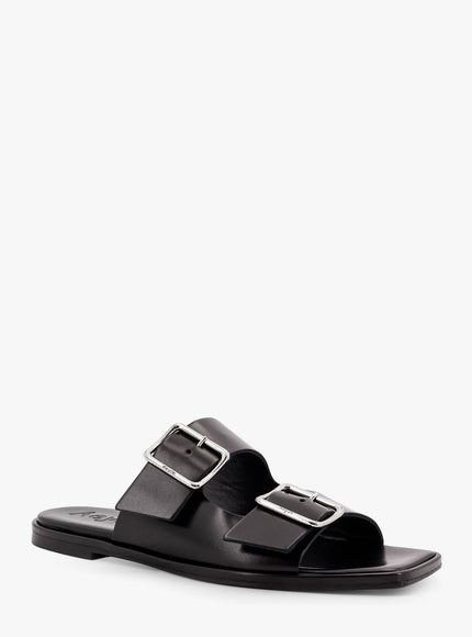 Aeyde Tonya Leather Sandals With Double Strap