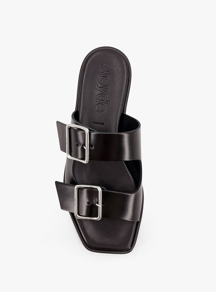 Aeyde Tonya Leather Sandals With Double Strap