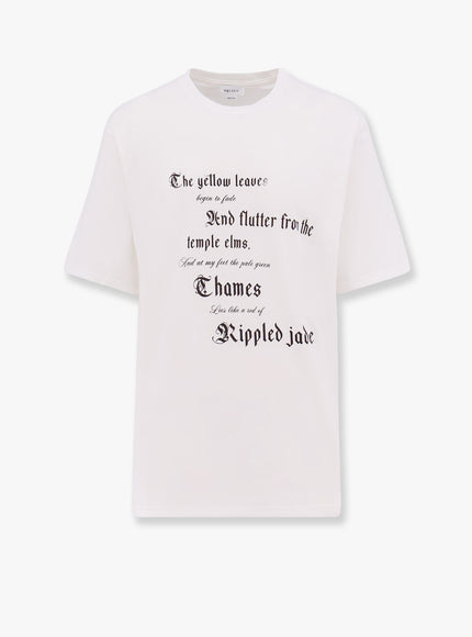 Alexander Mcqueen Organic Cotton T-Shirt Bianco
