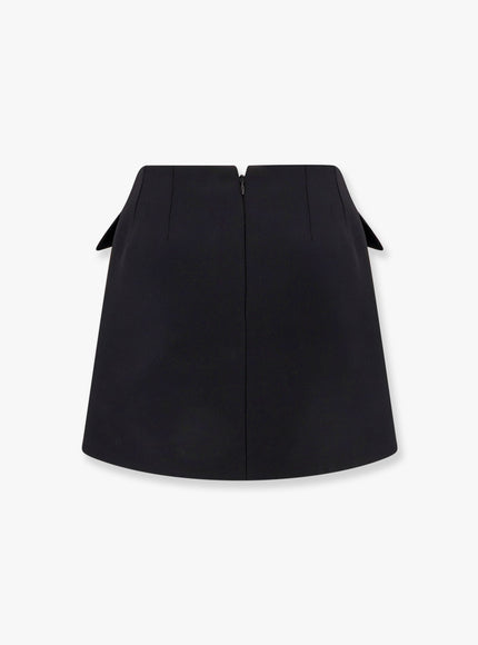 Alexander Mcqueen Mini Lenght Wool Skirt