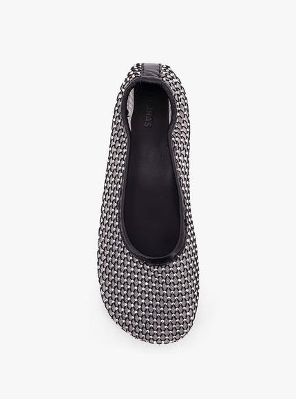 Alohas Lorain Mesh Ballerinas With Rhinestones Inserts