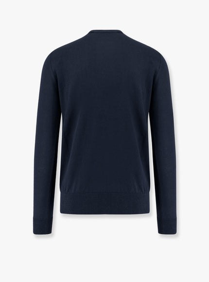 Alpha-Studio Cotton Crepe Sweater