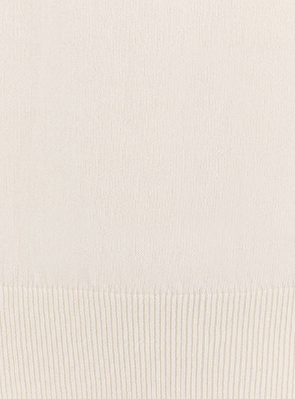 Alpha-Studio Cotton Crepe Sweater