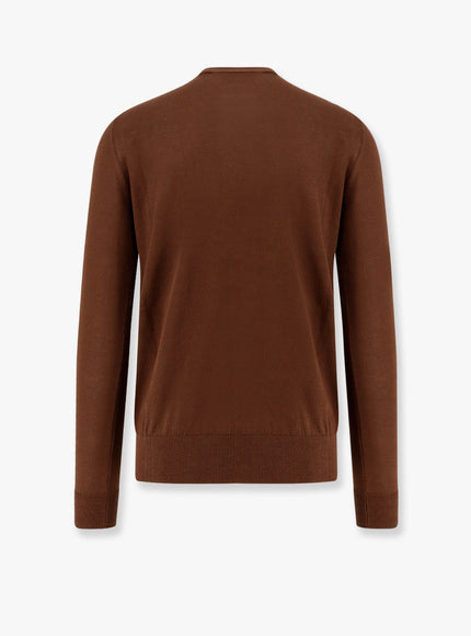 Alpha-Studio Cotton Crepe Sweater