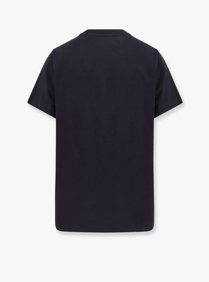 A.p.c. Organic Cotton T-Shirt With Logo Embroidery