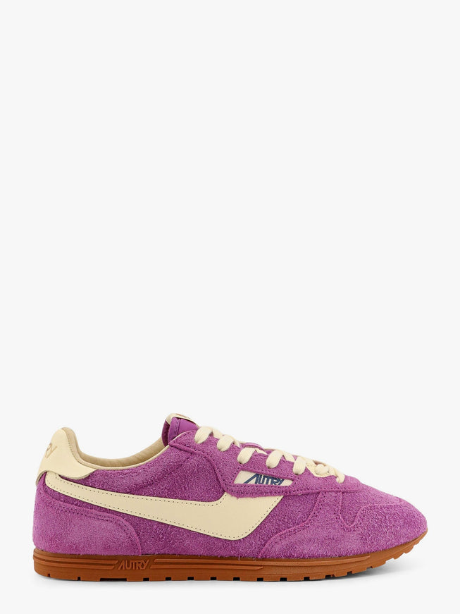 Autry Windspin Low-Top Suede And Leather Sneakers Viola