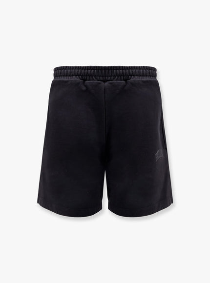Barrow Cotton Bermuda Shorts With Logo Nero