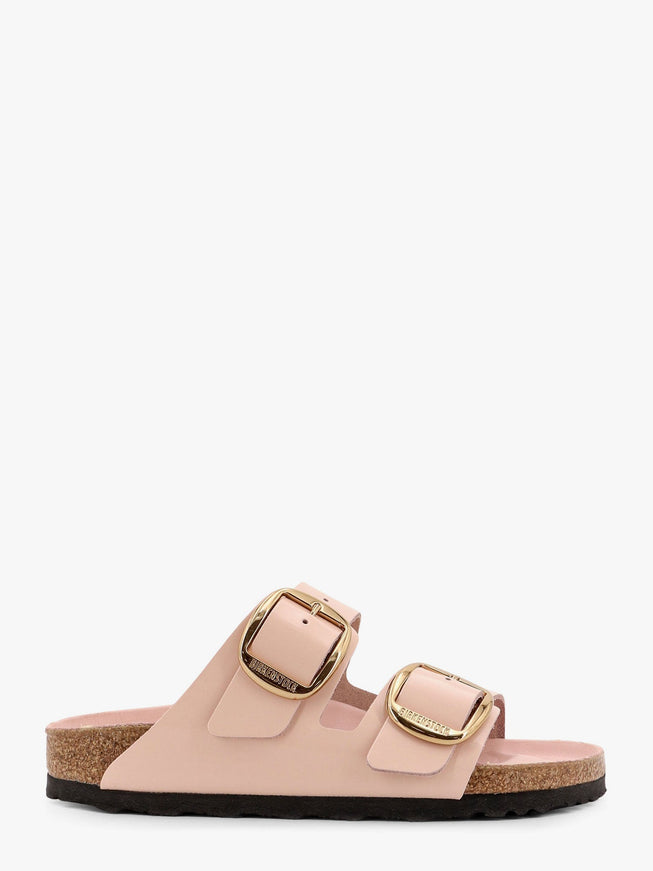 Birkenstock Arizona Big Buckle Patent Leather Sandals Rosa