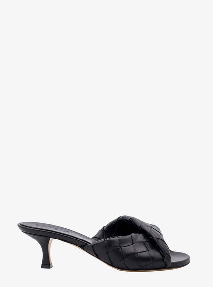 Bottega Veneta Blink Leather Sandals Nero