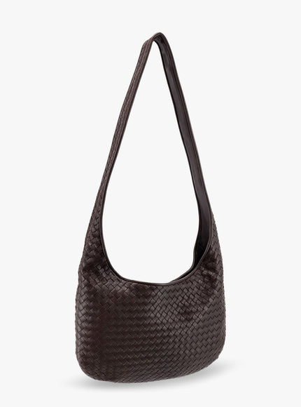 Bottega Veneta Veneto Leather Crosss-Body Bag With Intrecciato Motif