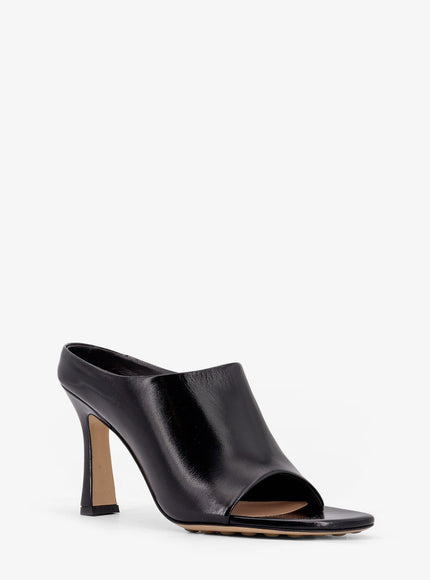 Bottega Veneta Rana Leather Mule With Heel