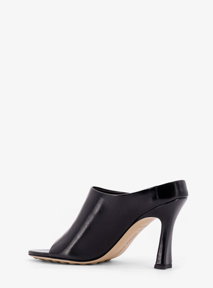 Bottega Veneta Rana Leather Mule With Heel