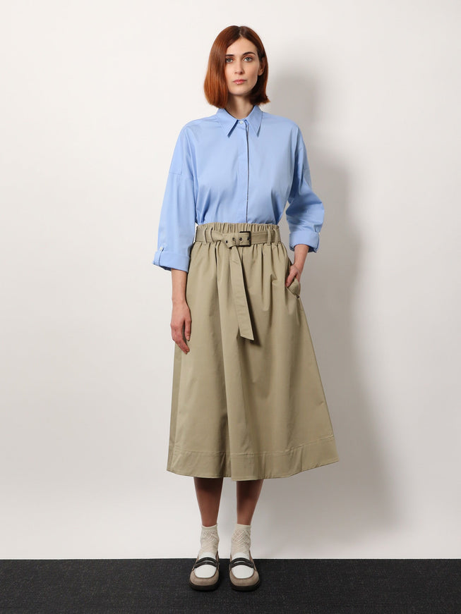 Brunello Cucinelli Cotton-Blend Monili Trim Shirt