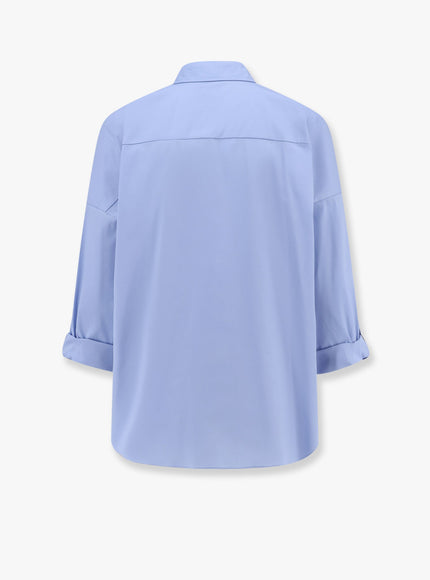 Brunello Cucinelli Cotton Blend Shirt With Shiny Trim