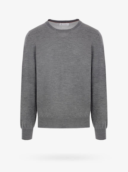 Brunello Cucinelli Cahmere And Silk Sweater Blu