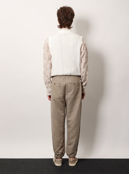 Brunello Cucinelli Linen And Cotton Relaxed Fit Trousers