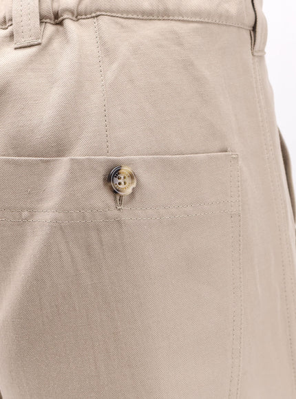 Brunello Cucinelli Linen And Cotton Relaxed Fit Trousers