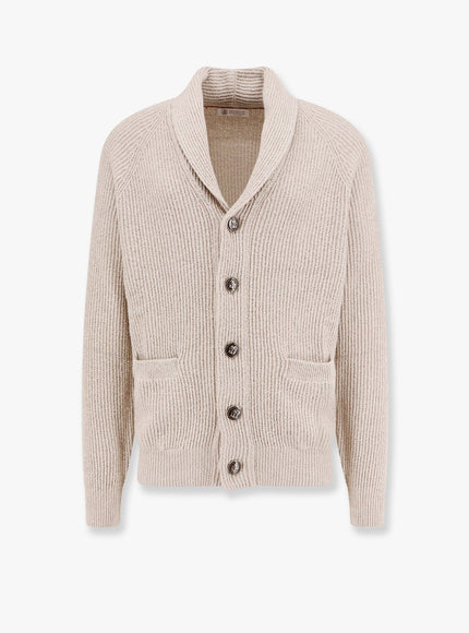 Brunello Cucinelli Cotton Cardigan Beige
