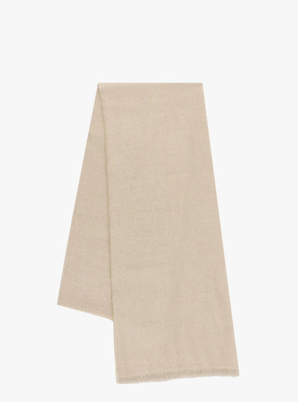 Brunello Cucinelli Cashmere And Silk Blend Scarf Uni Beige