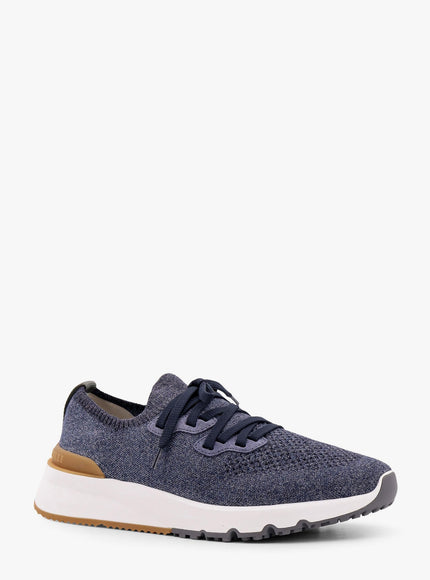 Brunello Cucinelli Melange Knit Sneakers