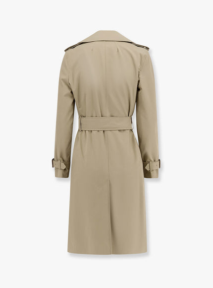 Burberry Organic Cotton Trench With Check Lining