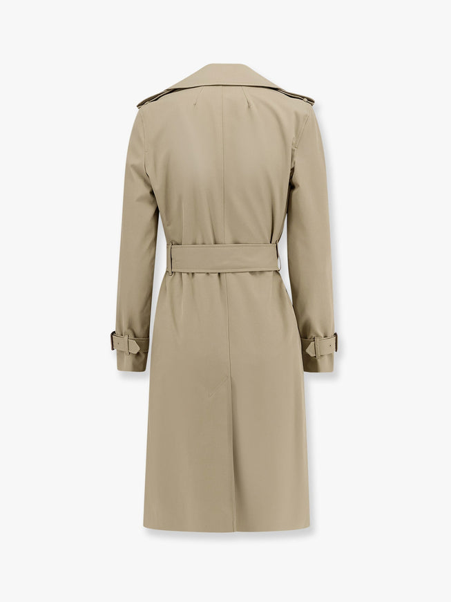 Burberry Organic Cotton Trench With Check Lining