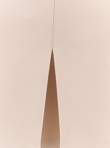 Celine Trapeze Mini Wool And Silk Skirt