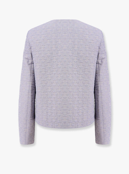 Celine Quilted Cotton Blazer With Triomphe Motif