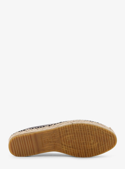Celine Leather Espadrilles With Triomphe Detail