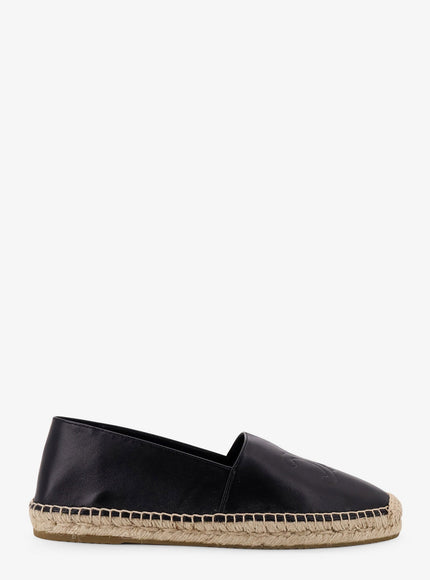 Celine Leather Espadrilles With Triomphe Detail Nero