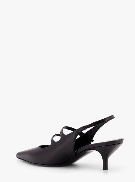 Celine Judy Leather Double Strap Mary Jane Slingback