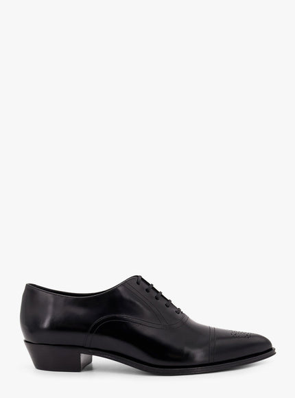 Celine Cadillac Oxford Leather Lace-Up Shoe Nero