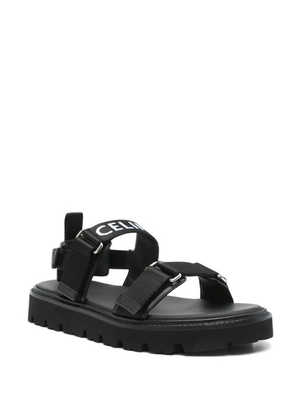 Celine Sandali In Tela Jacquard Celine