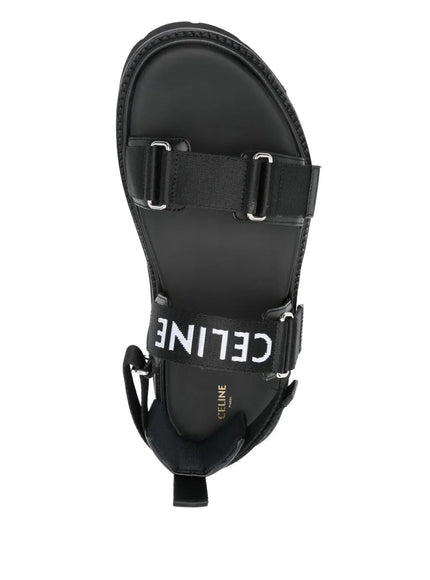 Celine Sandali In Tela Jacquard Celine