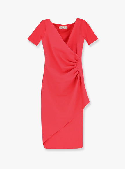 Chiara Boni Charisse Stretch Jersey Dress Rosso