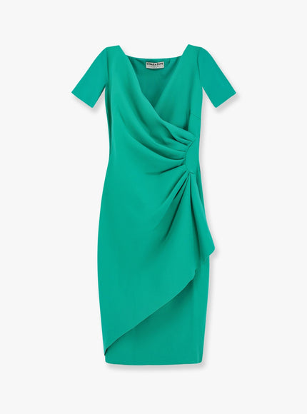 Chiara Boni Charisse Stretch Jersey Dress Verde