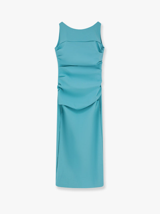 Chiara Boni Koyo Stretch Jersey Long Dress Blu