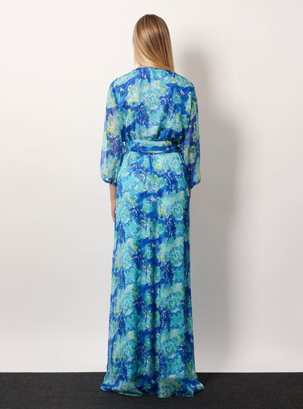 Chiara Boni Toki Chiffon Long Dress