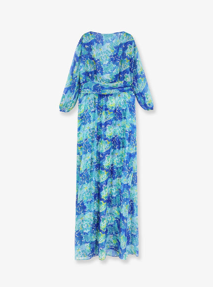 Chiara Boni Toki Chiffon Long Dress