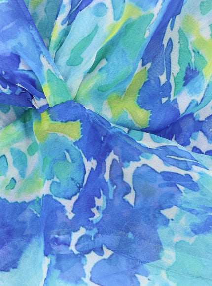 Chiara Boni Toki Chiffon Long Dress