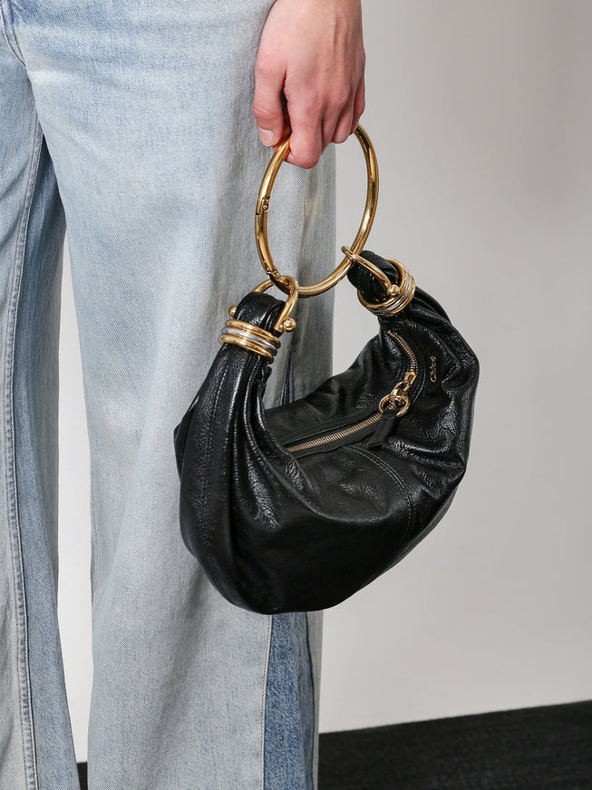 Chloe' Bracelet Hobo Leather Bag