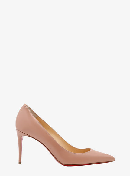 Christian Louboutin Kate 85 Patent Leather Pumps Beige