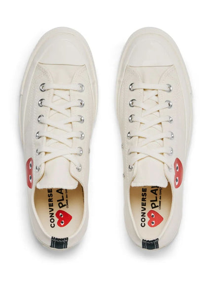 Comme Des Garçons Play Chuck `70 Small Red Heart Canvas Sneakers