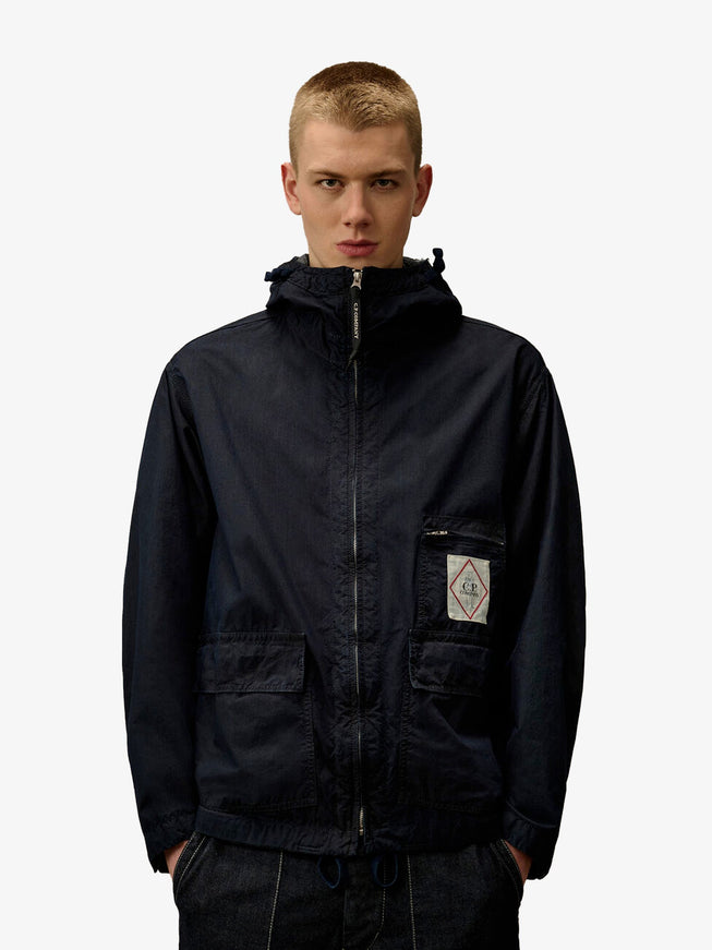 C.p.company Goggle 50 Yarns Jacket With Hood