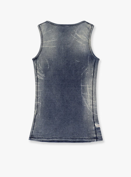 Diesel T-Go Stretch Cotton Top With Used Effect