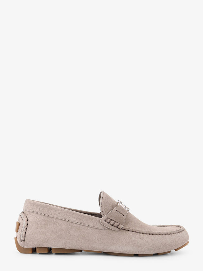 Dior Odeon Driver Suede Loafers Grey
