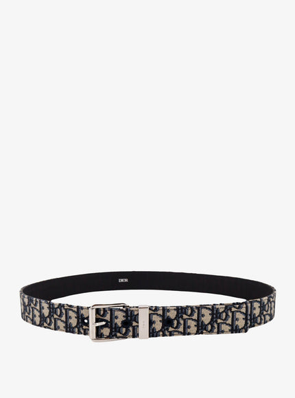Dior Dior Oblique Jacquard Belt Beige