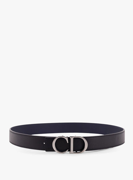 Dior Reversible Leather Belt Noirbleu