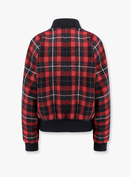 Dior Cannage Bomber With Check'n'dior Virgin Wool