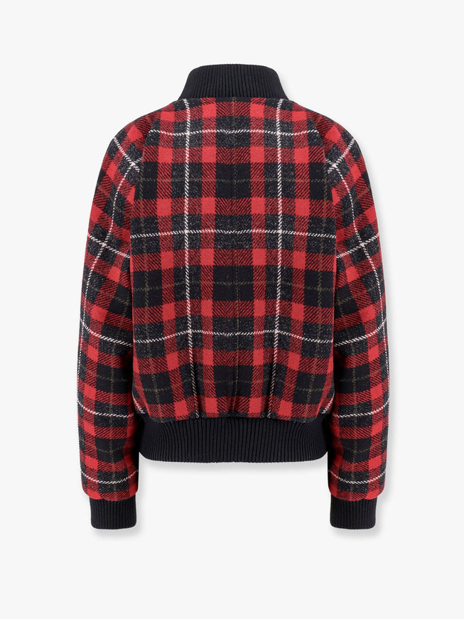 Dior Cannage Bomber With Check'n'dior Virgin Wool